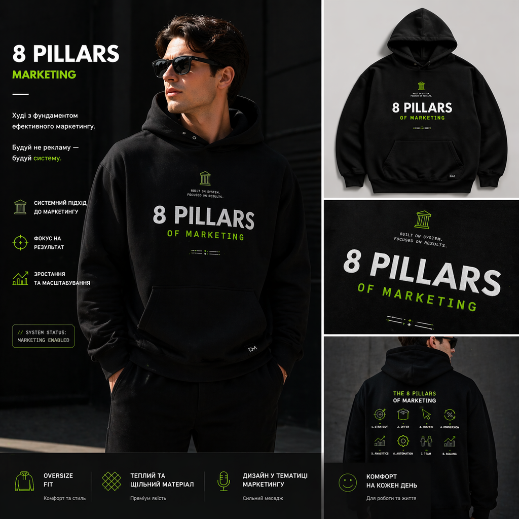 8 Pillars Marketing Hoodie